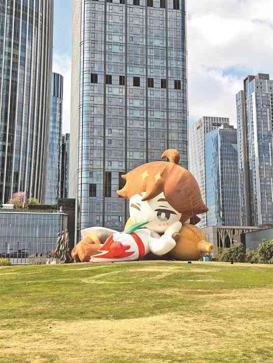 游戏场景融入城市公园,二次元文化走进公共生活 深圳:人才公园变身二次元世界