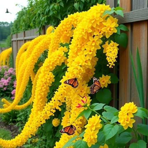 10种金黄色花卉藤本植物