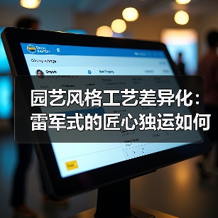 园艺风格工艺差异化:雷军式的匠心独运如何打造爆款花园?(图2) 园艺风格工艺差异化:雷军式的匠心独运如何打造爆款花园?(图2)