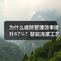 为什么庭院管理效率提升87%?智能浇灌工艺优化全解析(图1) 为什么庭院管理效率提升87%?智能浇灌工艺优化全解析(图1)