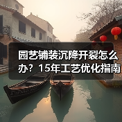 园艺铺装沉降开裂怎么办?15年工艺优化指南揭秘(图4) 园艺铺装沉降开裂怎么办?15年工艺优化指南揭秘(图4)