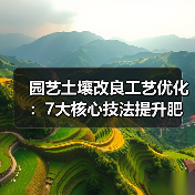 园艺土壤改良工艺优化:7大核心技法提升肥力,打造高产花园(图3) 园艺土壤改良工艺优化:7大核心技法提升肥力,打造高产花园(图3)