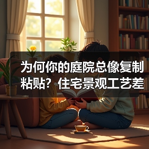 为何你的庭院总像复制粘贴?住宅景观工艺差异化关键揭秘(图4) 为何你的庭院总像复制粘贴?住宅景观工艺差异化关键揭秘(图4)
