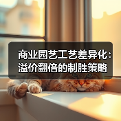 商业园艺工艺差异化:溢价翻倍的制胜策略(图1) 商业园艺工艺差异化:溢价翻倍的制胜策略(图1)