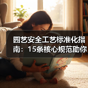 园艺安全工艺标准化指南:15条核心规范助你安全高效作业(图1) 园艺安全工艺标准化指南:15条核心规范助你安全高效作业(图1)