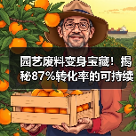 园艺废料变身宝藏！揭秘87%转化率的可持续工艺优化指南（图1）