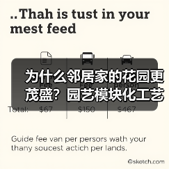 为什么邻居家的花园更茂盛?园艺模块化工艺优化省时80%产量翻倍!(图3) 为什么邻居家的花园更茂盛?园艺模块化工艺优化省时80%产量翻倍!(图3)