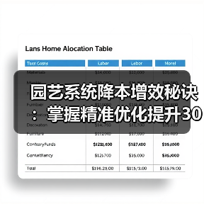 园艺系统降本增效秘诀：掌握精准优化提升30%产出率（图4）