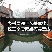乡村景观工艺差异化：这三个要素如何决定成败？（图4）