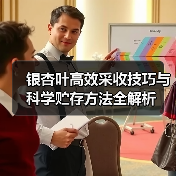 银杏叶高效采收技巧与科学贮存方法全解析（图2）