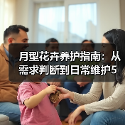 月型花卉养护指南：从需求判断到日常维护5大方法
