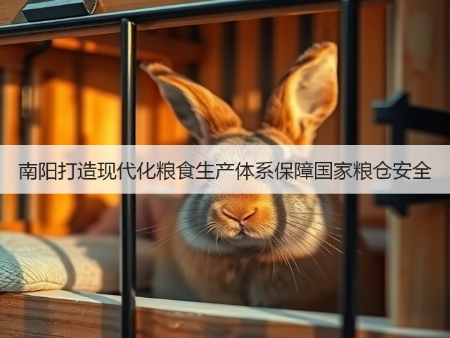 南阳打造现代化粮食生产体系保障国家粮仓安全 南阳打造现代化粮食生产体系保障国家粮仓安全