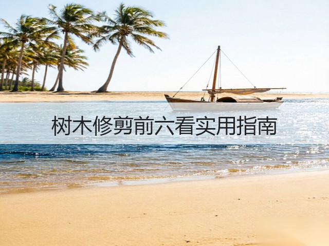树木修剪前六看实用指南 树木修剪前六看实用指南