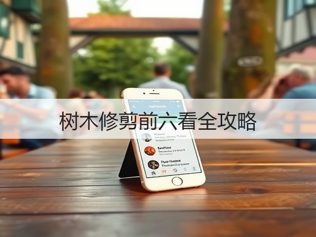 树木修剪前六看全攻略
