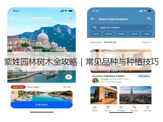 紫姓园林树木全攻略|常见品种与种植技巧 紫姓园林树木全攻略|常见品种与种植技巧