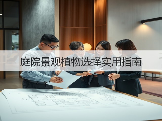 庭院景观植物选择实用指南