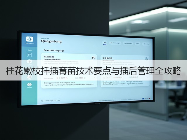 桂花嫩枝扦插育苗技术要点与插后管理全攻略 桂花嫩枝扦插育苗技术要点与插后管理全攻略
