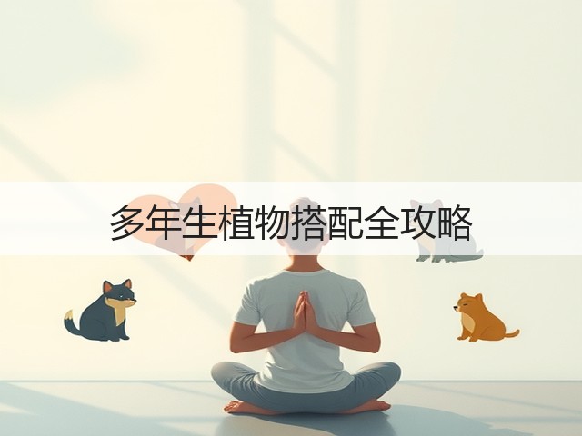 多年生植物搭配全攻略 多年生植物搭配全攻略