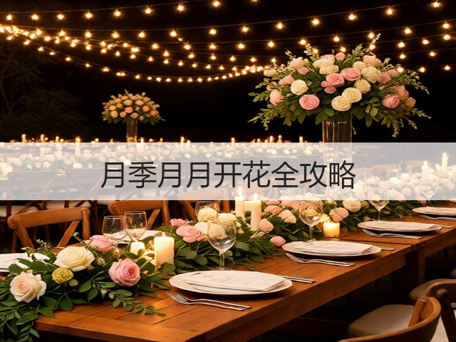 月季月月开花全攻略 月季月月开花全攻略