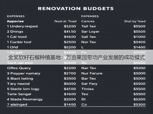 金奖软籽石榴种植基地：万亩果园带动产业发展的成功模式