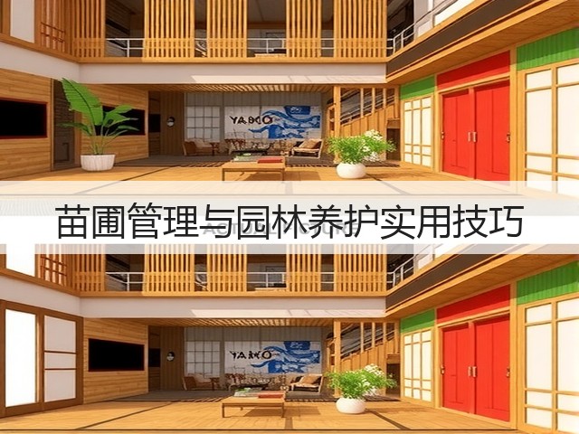 苗圃管理与园林养护实用技巧 苗圃管理与园林养护实用技巧