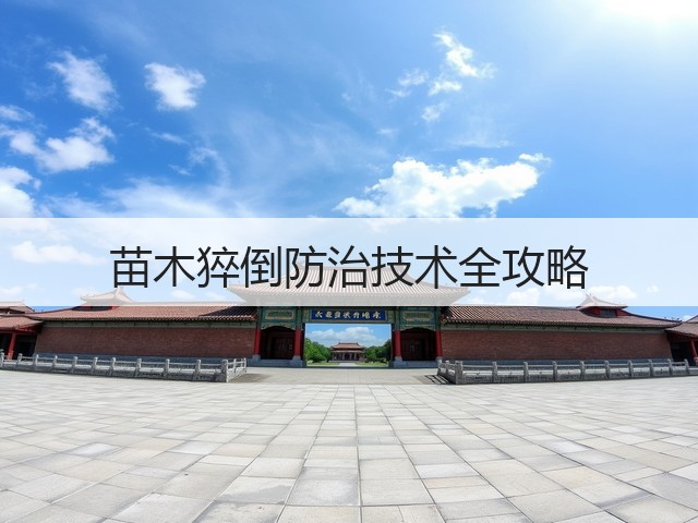 苗木猝倒防治技术全攻略