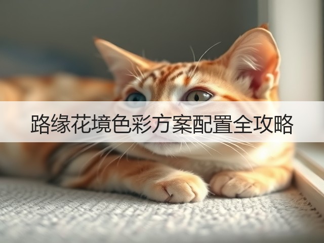 路缘花境色彩方案配置全攻略