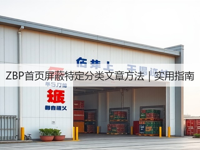 ZBP首页屏蔽特定分类文章方法|实用指南 ZBP首页屏蔽特定分类文章方法|实用指南