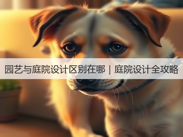 园艺与庭院设计区别在哪|庭院设计全攻略 园艺与庭院设计区别在哪|庭院设计全攻略