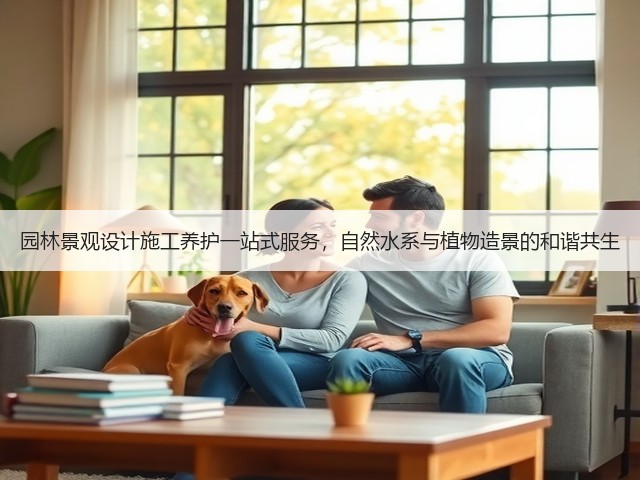 园林景观设计施工养护一站式服务，自然水系与植物造景的和谐共生