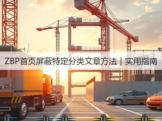 ZBP首页屏蔽特定分类文章方法|实用指南 ZBP首页屏蔽特定分类文章方法|实用指南