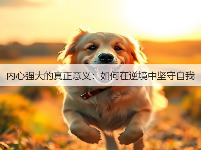 内心强大的真正意义：如何在逆境中坚守自我