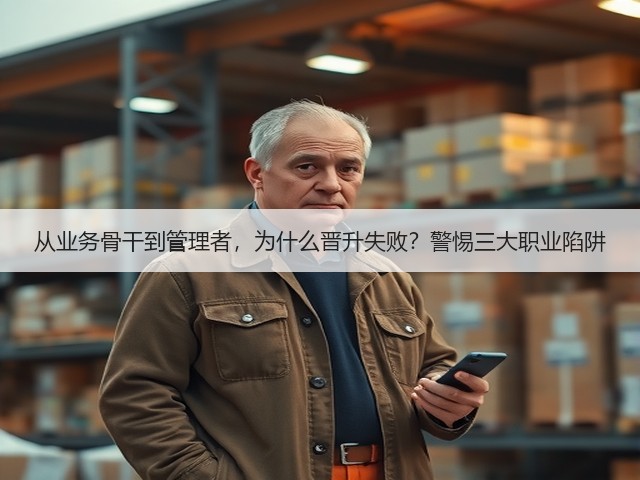 从业务骨干到管理者，为什么晋升失败？警惕三大职业陷阱