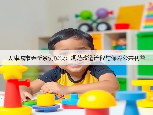 天津城市更新条例解读:规范改造流程与保障公共利益 天津城市更新条例解读:规范改造流程与保障公共利益
