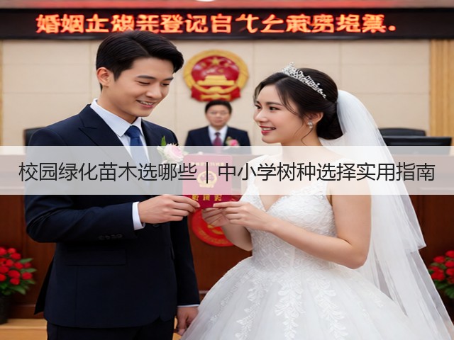 校园绿化苗木选哪些｜中小学树种选择实用指南