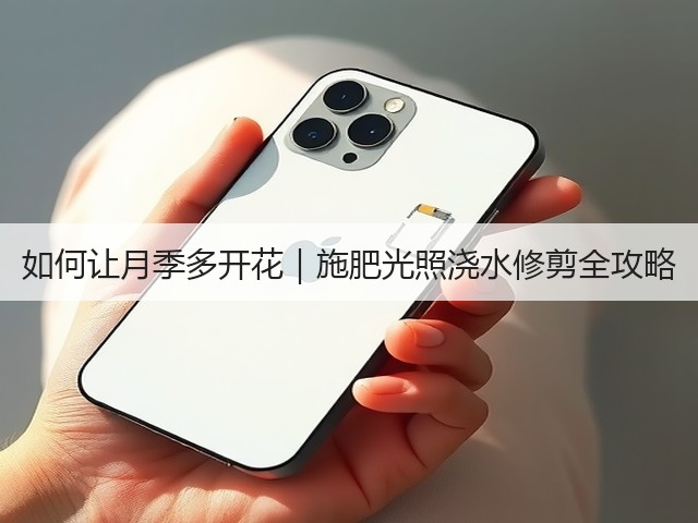 如何让月季多开花｜施肥光照浇水修剪全攻略