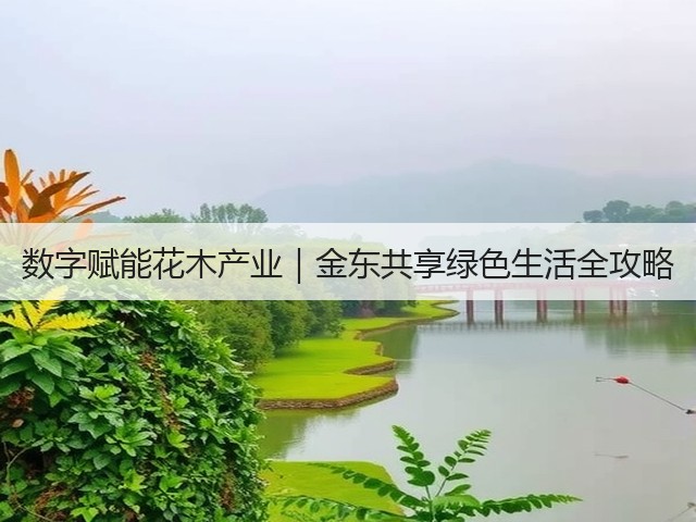 数字赋能花木产业|金东共享绿色生活全攻略 数字赋能花木产业|金东共享绿色生活全攻略