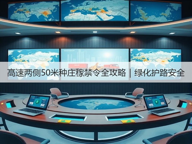 高速两侧50米种庄稼禁令全攻略｜绿化护路安全