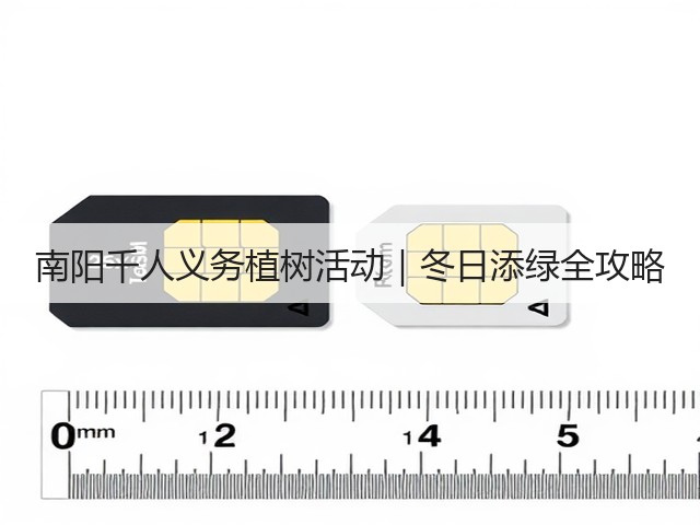 南阳千人义务植树活动|冬日添绿全攻略 南阳千人义务植树活动|冬日添绿全攻略