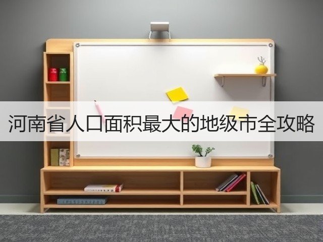 河南省人口面积最大的地级市全攻略