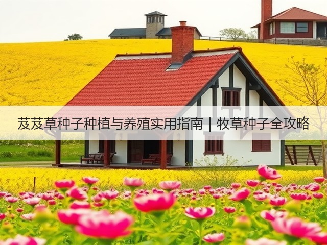 芨芨草种子种植与养殖实用指南｜牧草种子全攻略