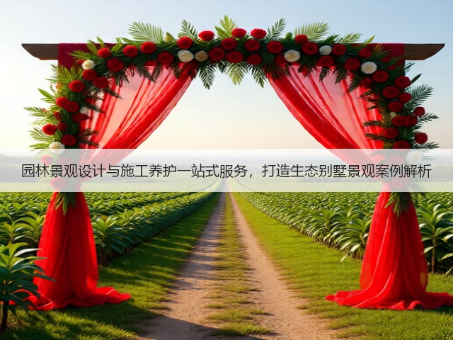 园林景观设计与施工养护一站式服务，打造生态别墅景观案例解析