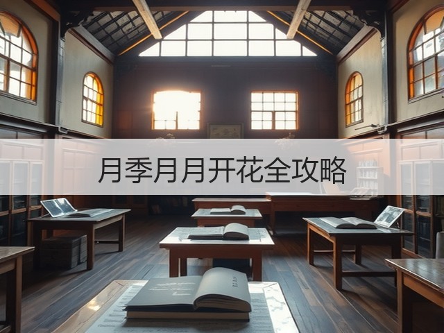 月季月月开花全攻略 月季月月开花全攻略