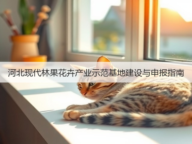 河北现代林果花卉产业示范基地建设与申报指南