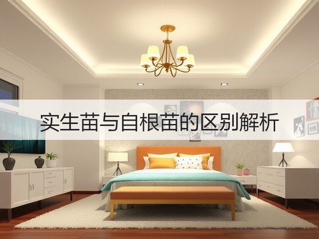 实生苗与自根苗的区别解析 实生苗与自根苗的区别解析