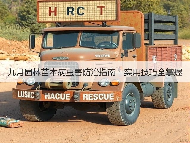 九月园林苗木病虫害防治指南｜实用技巧全掌握