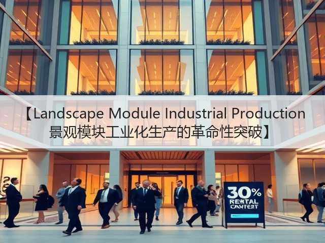 【Landscape Module Industrial Production 景观模块工业化生产的革命性突破】 【Landscape Module Industrial Production 景观模块工业化生产的革命性突破】