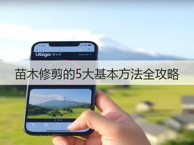苗木修剪的5大基本方法全攻略
