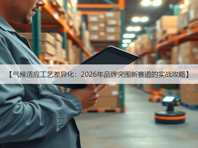 【气候适应工艺差异化：2026年品牌突围新赛道的实战攻略】