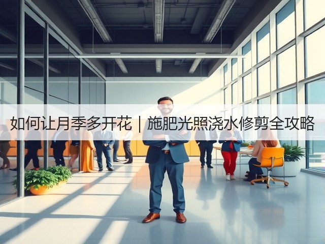 如何让月季多开花｜施肥光照浇水修剪全攻略